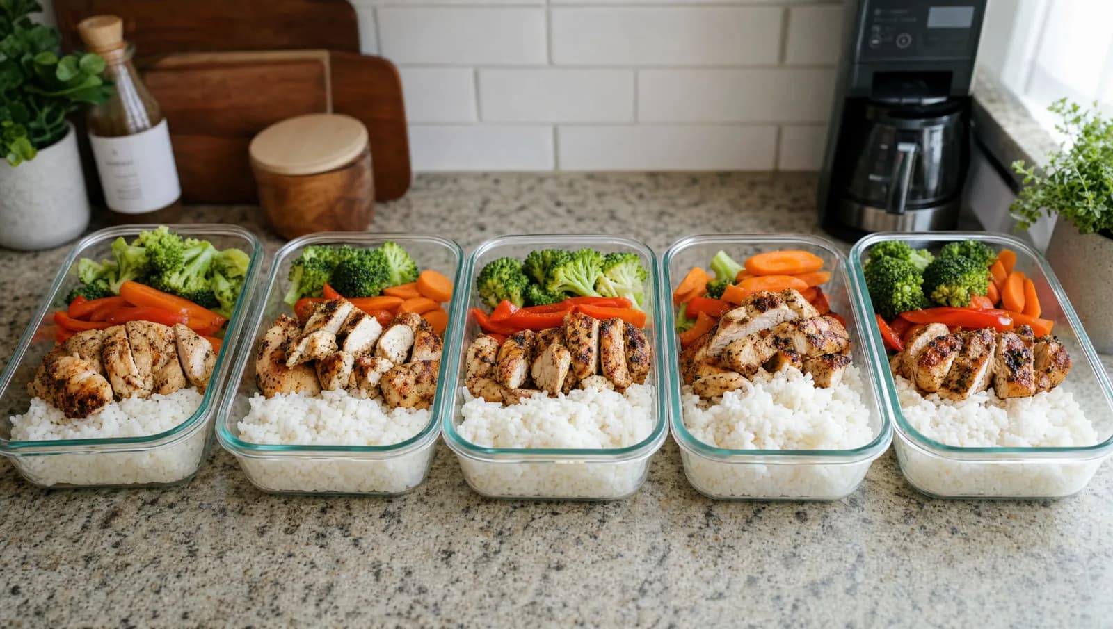Heti meal-prep spórolósan — egy bevásárlás, öt vacsora