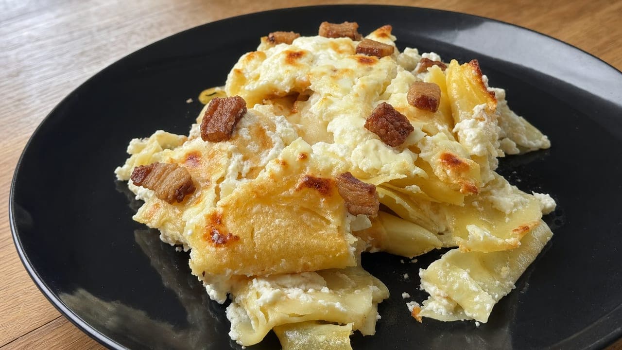 Pirított tésztás túrós csusza – Tészták & pizza recept