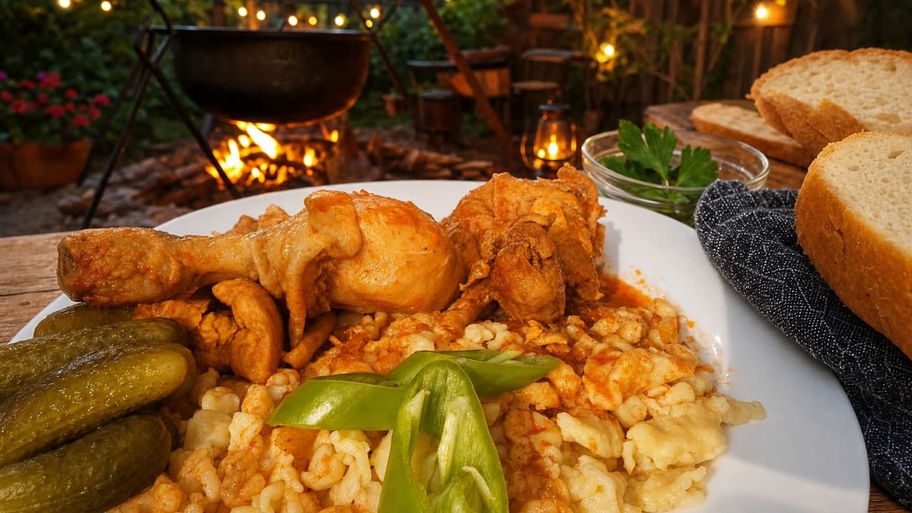 Csirkepörkölt bográcsban, az igazi hungarikum – Raguk & pörköltek recept