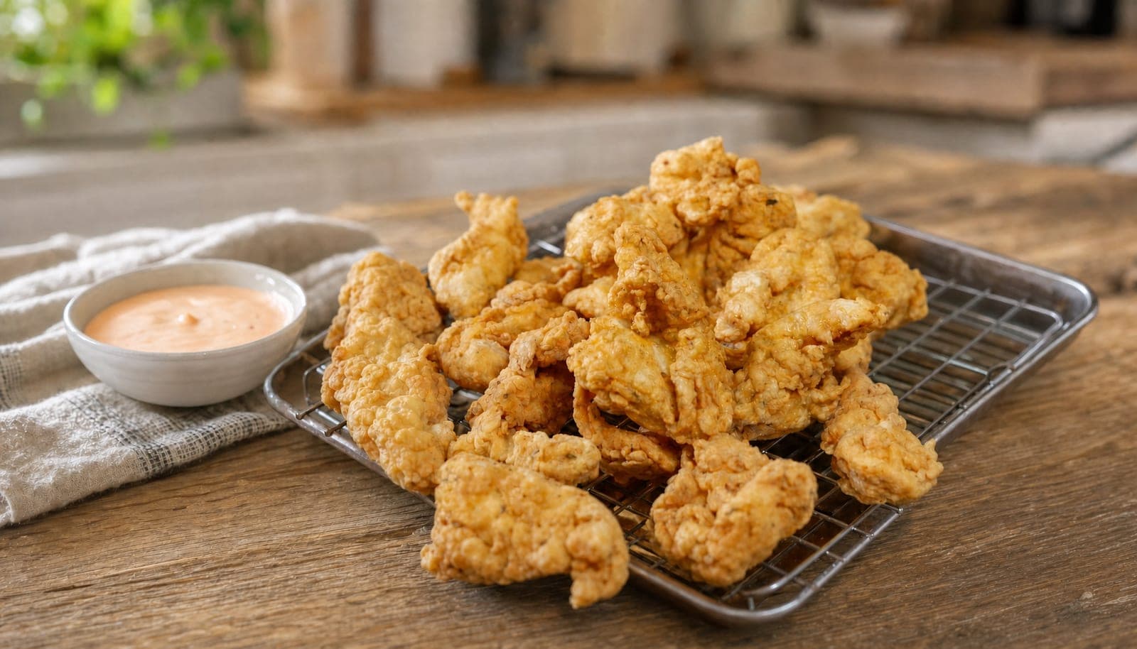 KFC-stílusú ropogós csirkemell falatkák – Húsos & Egytálételek recept