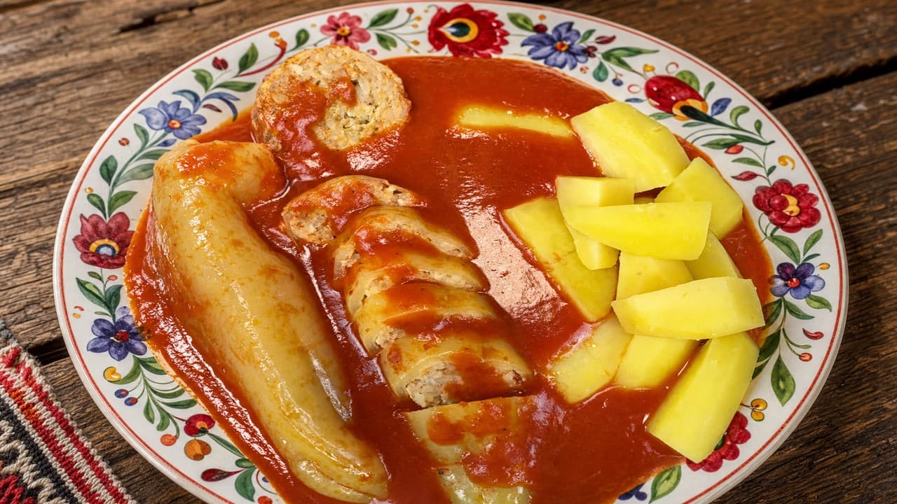 Paradicsomos töltött paprika gengszter módra