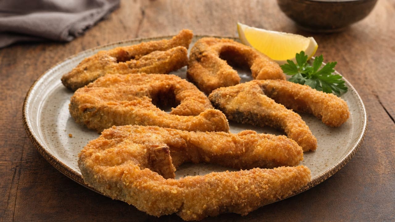 Rántott ponty, extrán ropogós bundában – Köretek & saláták, halételek recept