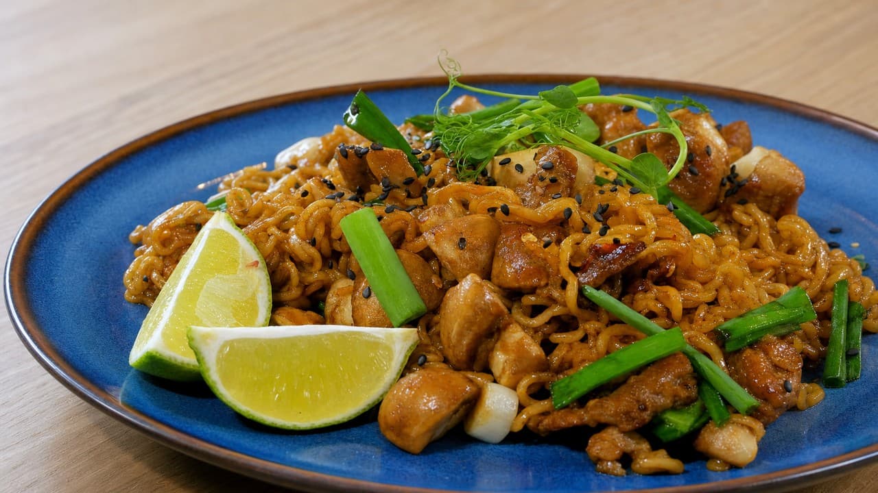 Ragacsos teriyaki marhás-gombás – Tészták & pizza recept