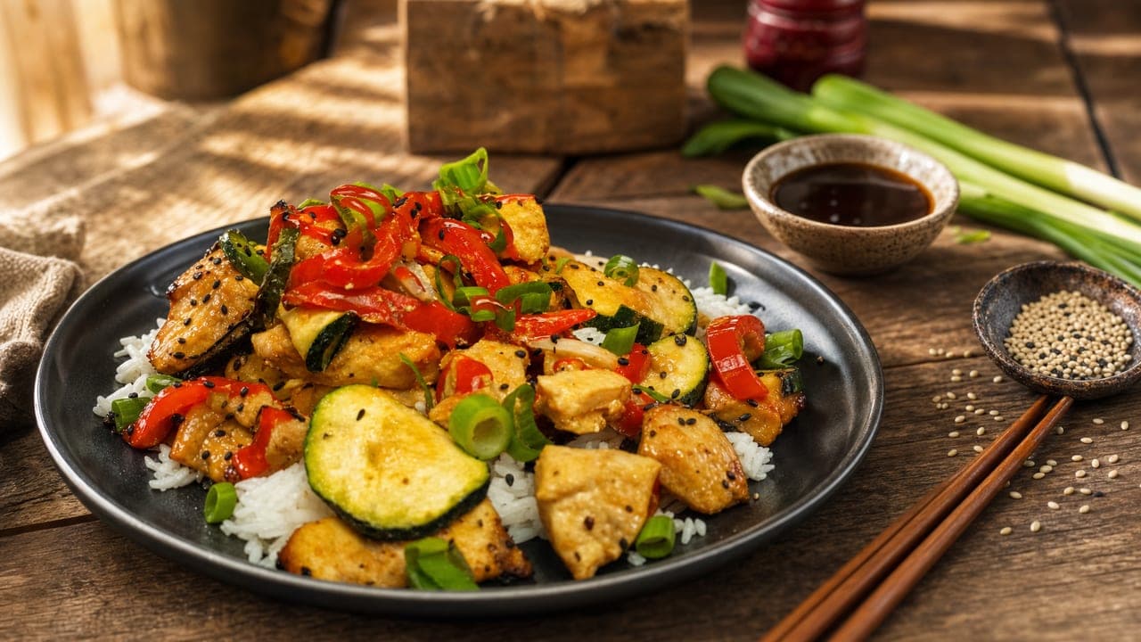Teriyaki csirkemell airfryerben – Húsos & Egytálételek recept
