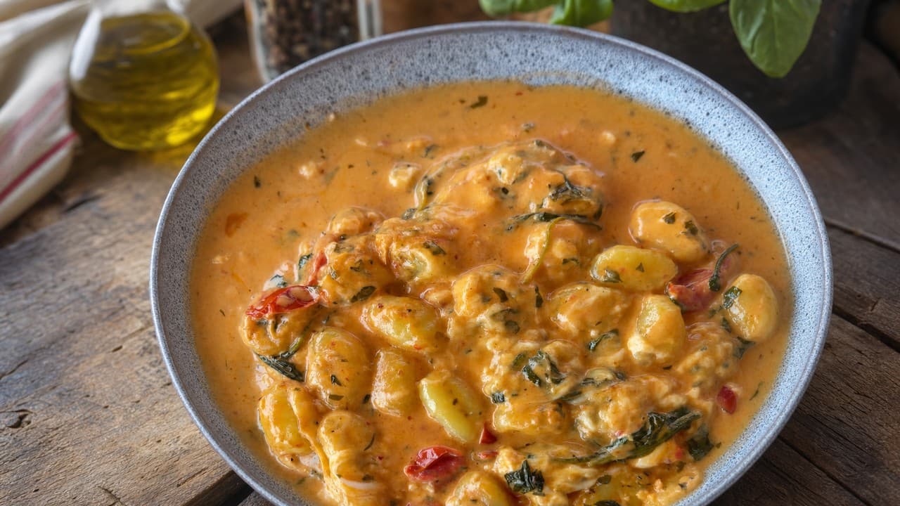 Toszkán-tejszínes gnocchi, gengszter módra