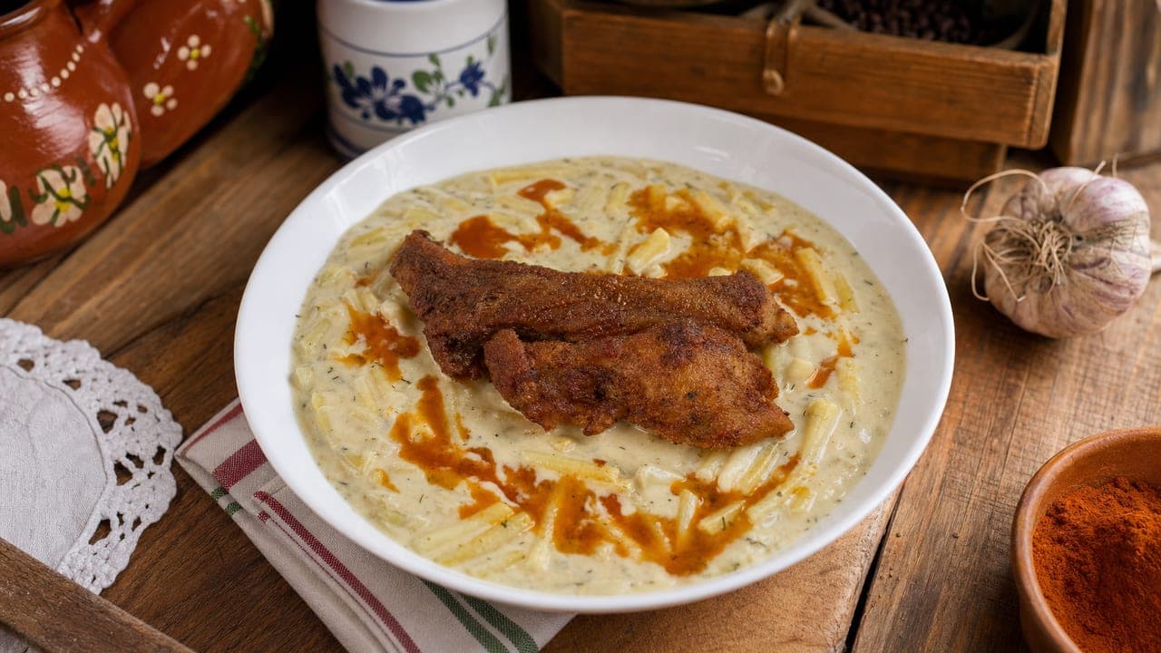 Vajbabfőzelék (zöldbabfőzelék) oldalassal – Levesek & főzelékek recept