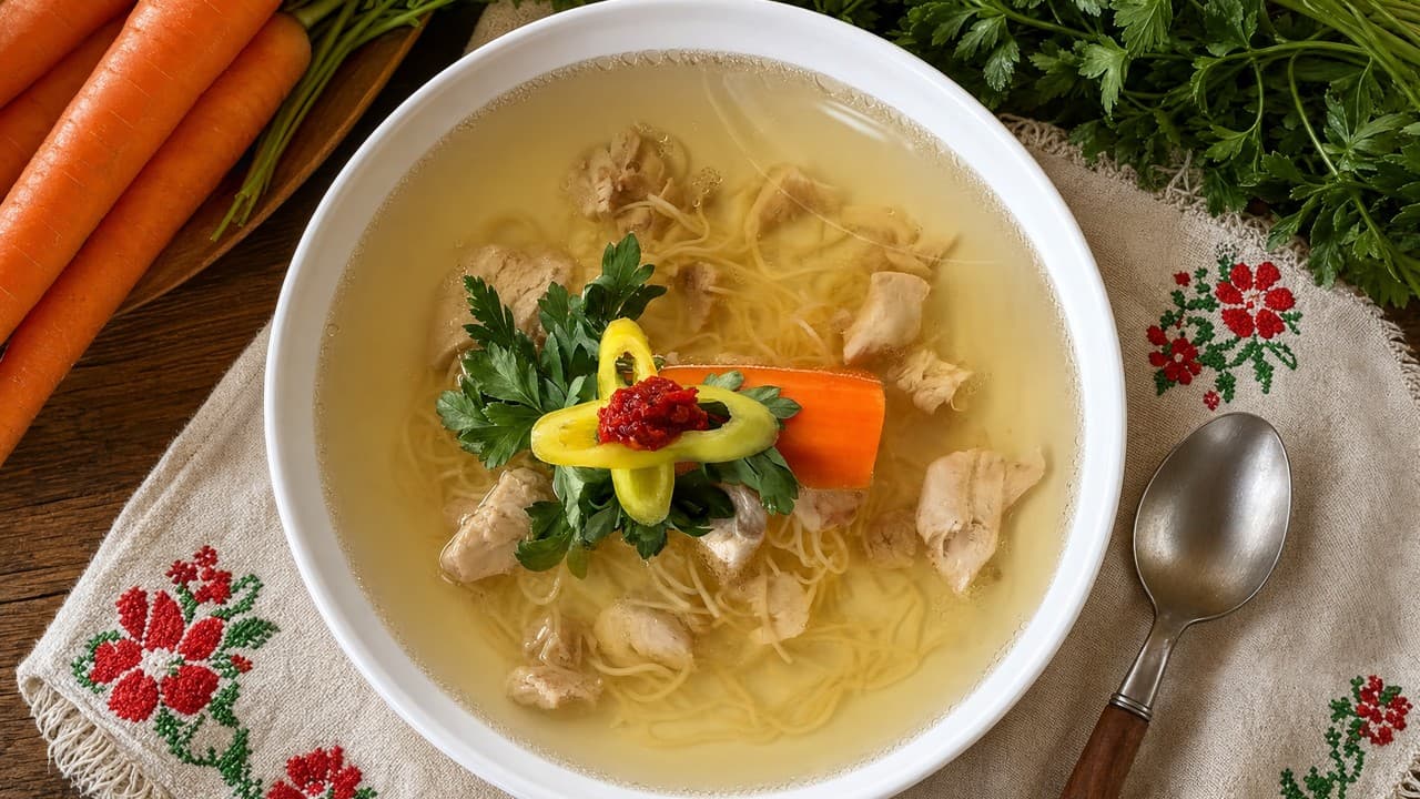 Aranyló húsleves – Levesek & főzelékek recept