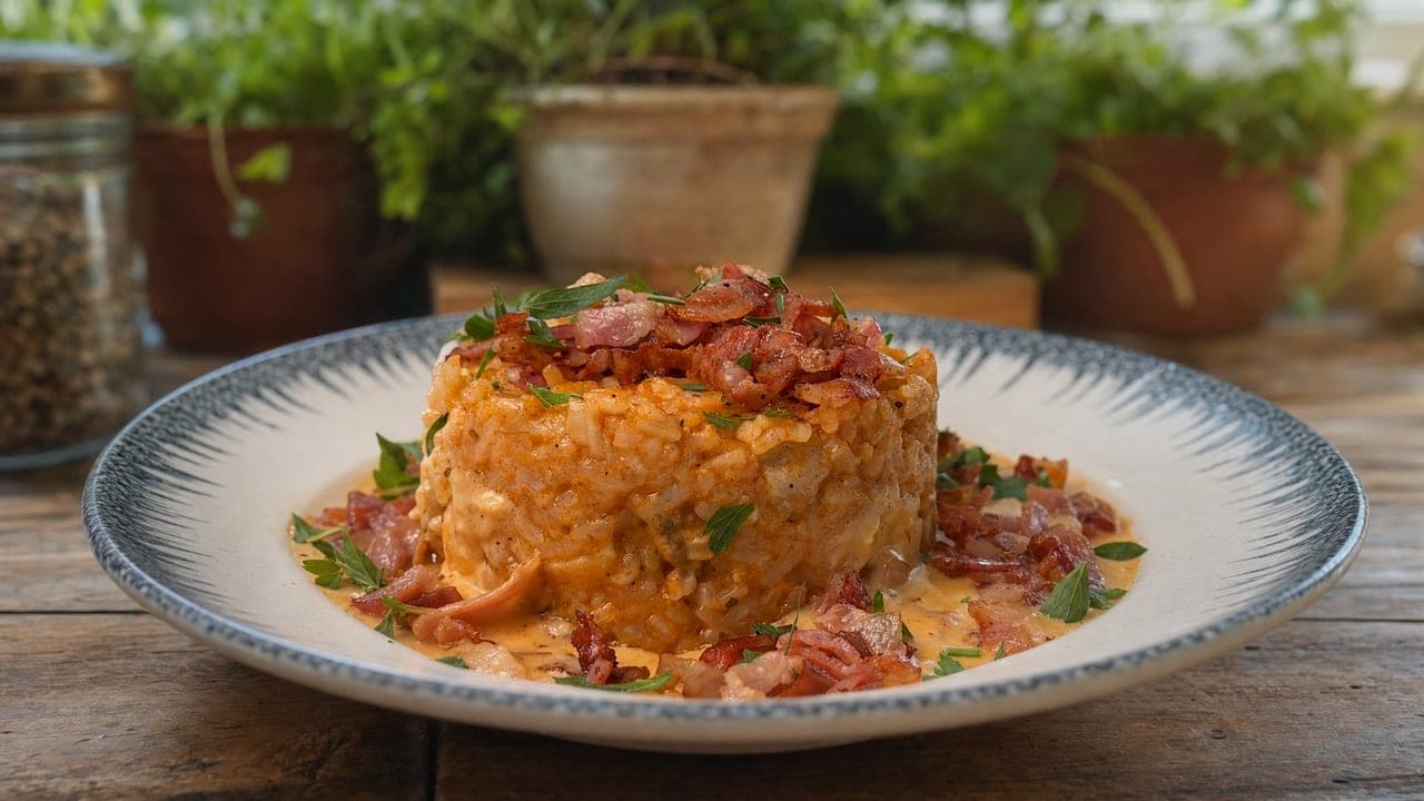 Baconmártásos rizses csirke – Húsos & Egytálételek recept
