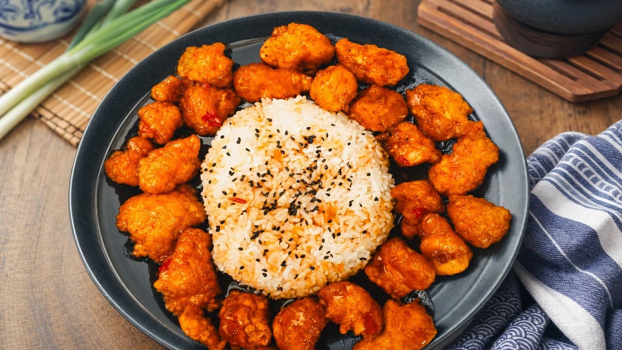 Bundás csirkemell falatok édes-savanyú szószban – Húsos & Egytálételek recept