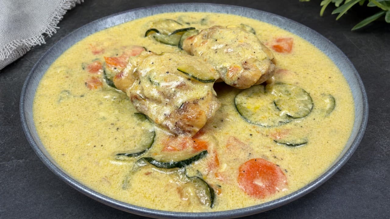 Diétás tejszínes-mustáros csirkecombok – Húsos & Egytálételek recept
