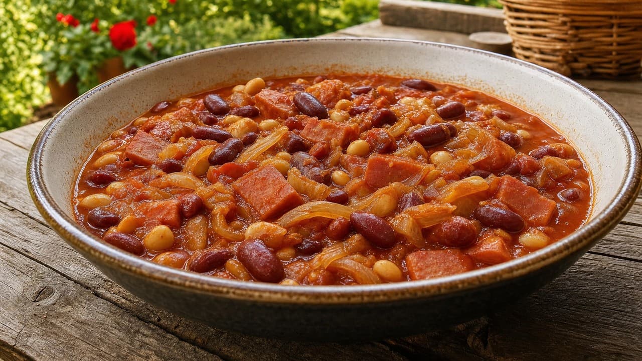 Hagymás bab, gengszter módra – Húsos & Egytálételek recept