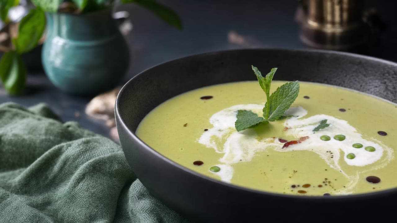 Zöldborsókrémleves nyárra hangolva – Levesek & főzelékek recept